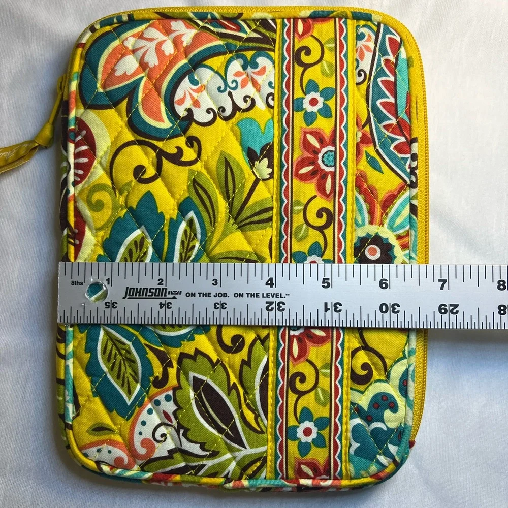Vera Bradley Tech Accessories - iPad Mini, Kindle, Tablet Sleeve - Yellow - EUC